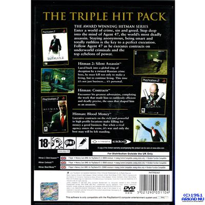 HITMAN THE TRIPLE HIT PACK PS2