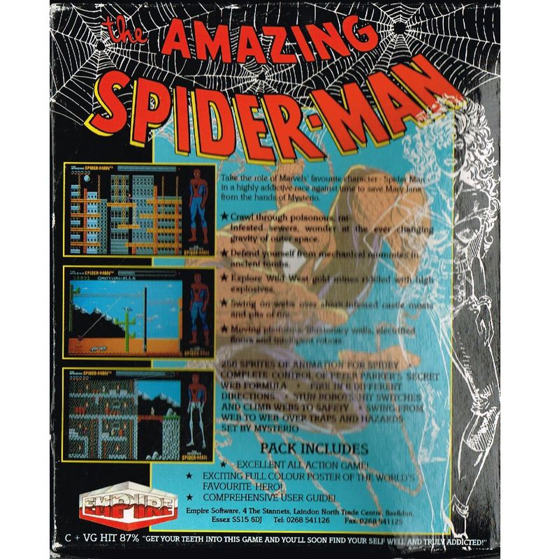 THE AMAZING SPIDER-MAN AMIGA