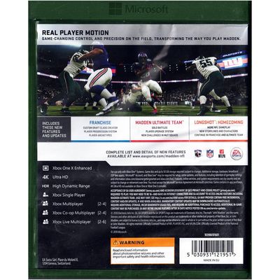 MADDEN NFL 19 XBOX ONE