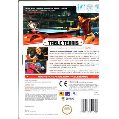 TABLE TENNIS WII