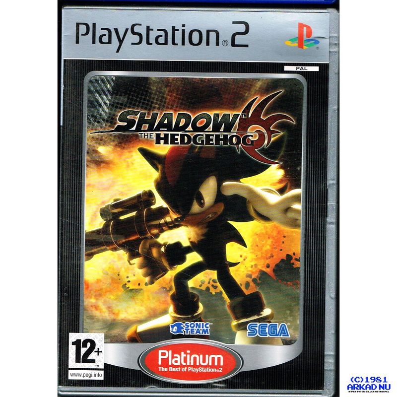 SHADOW THE HEDGEHOG PS2