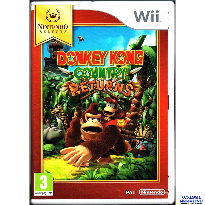 DONKEY KONG COUNTRY RETURNS WII