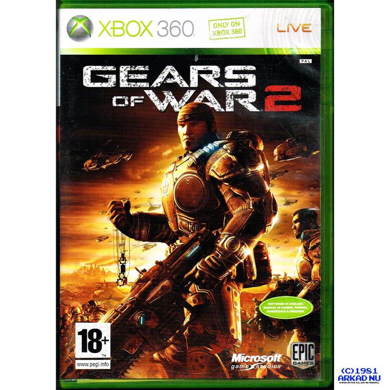 GEARS OF WAR 2 XBOX 360