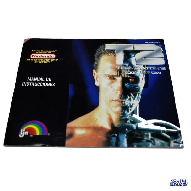 TERMINATOR 2 NES MED SVENSK A4 MANUAL