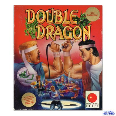 DOUBLE DRAGON C64 KASSETT