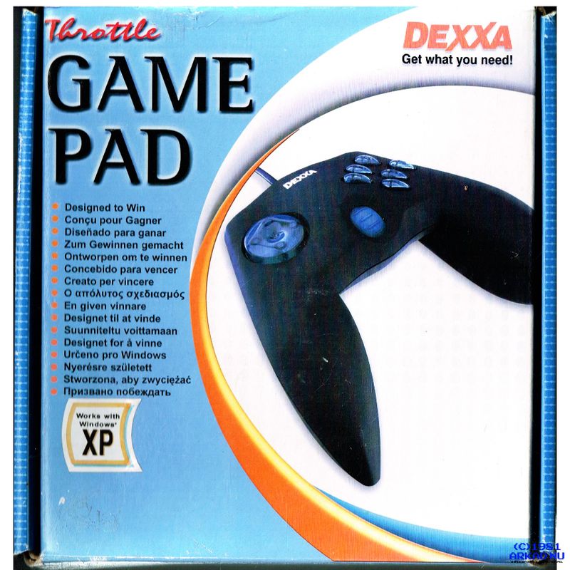 LOGITECH DEXXA THROTTLE GAMEPAD RETRO PC
