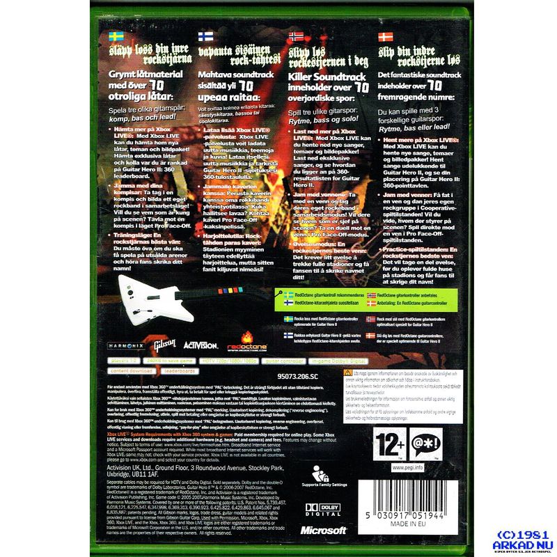 GUITAR HERO II XBOX 360