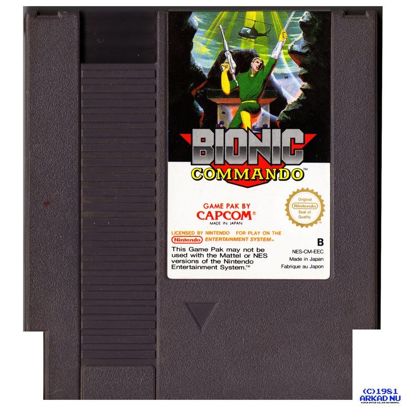 BIONIC COMMANDO NES SCN YAPON