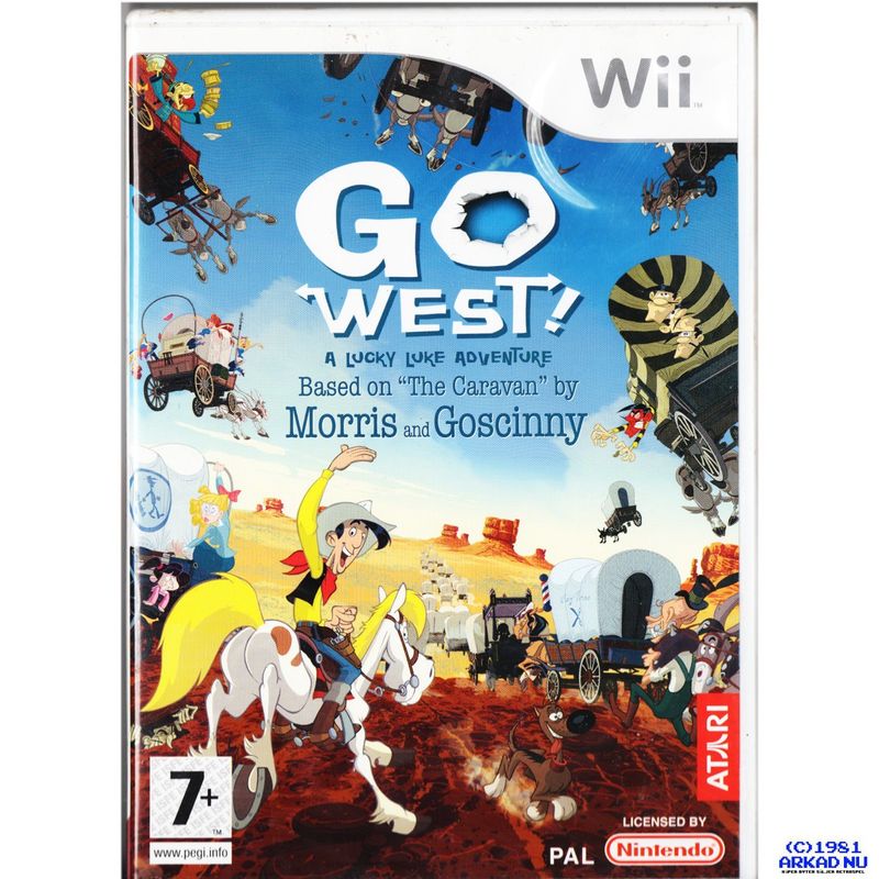 LUCKY LUKE GO WEST WII