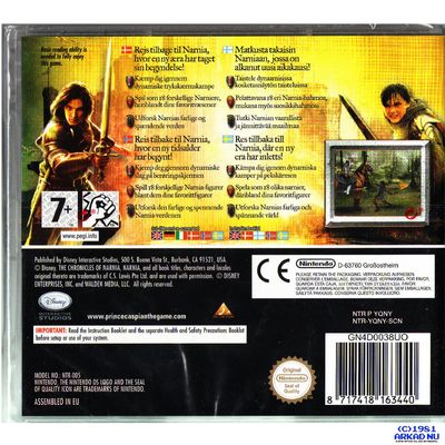 NARNIA PRINCE CASPIAN DS NYTT