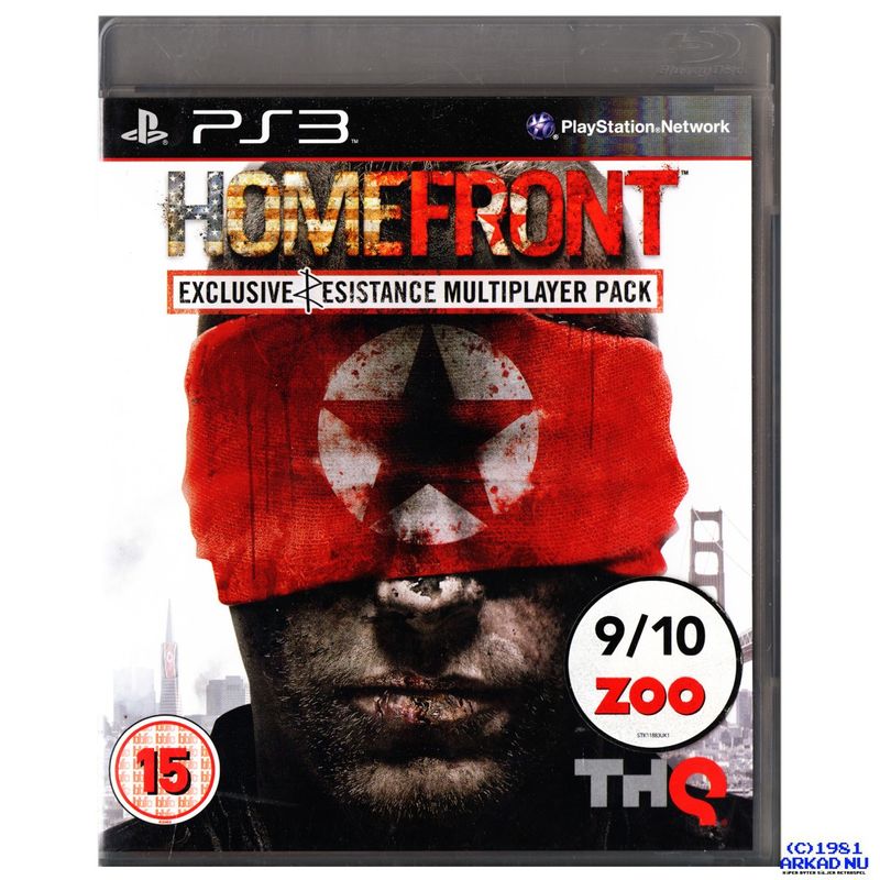 HOMEFRONT EXCLUSIVE RESCISTANCE MULTIPLAYER PACK PS3