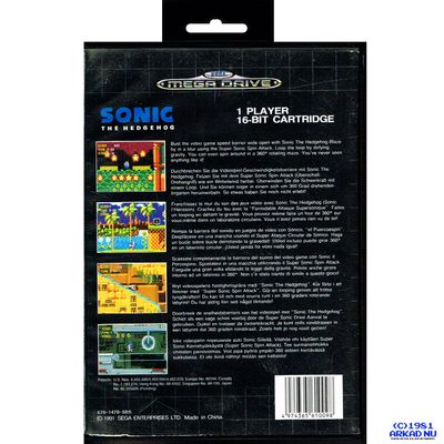 SONIC THE HEDGEHOG MEGADRIVE