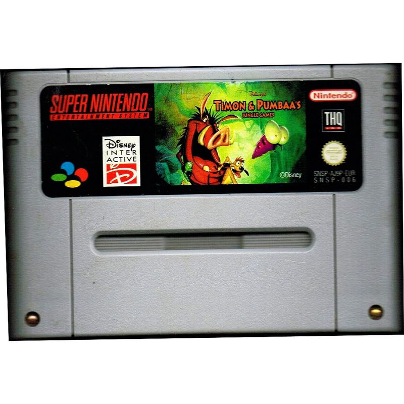 TIMON & PUMBAA'S JUNGLE GAMES SNES