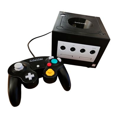 NINTENDO GAMECUBE BASENHET SVART