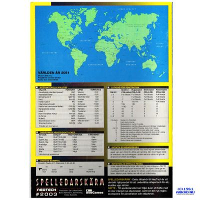 SPELLEDARSKÄRM NEOTECH ROLLSPEL