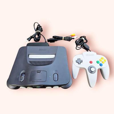 NINTENDO 64 BASENHET MED ORGINAL HANDKONTROLL MED BRA SPAK