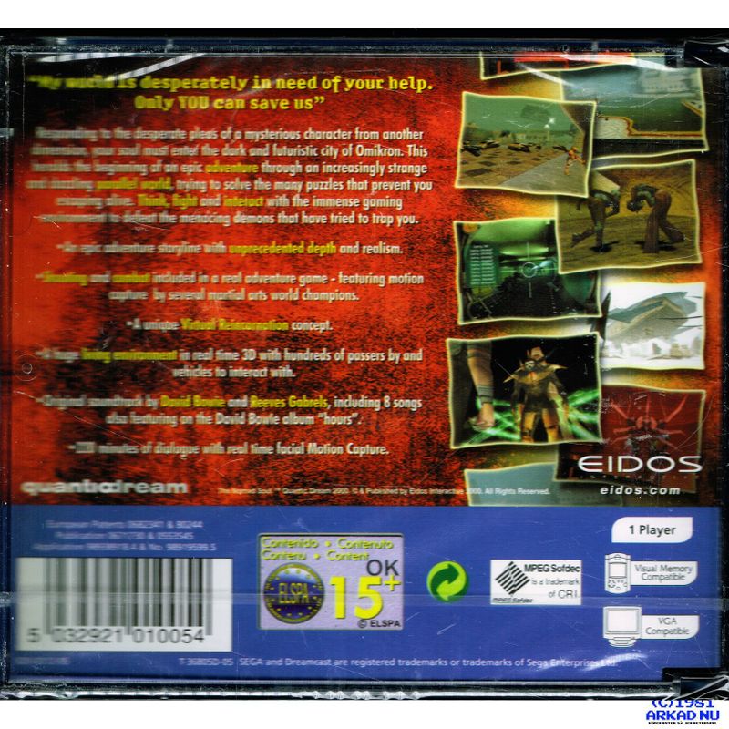 THE NOMAD SOUL DREAMCAST