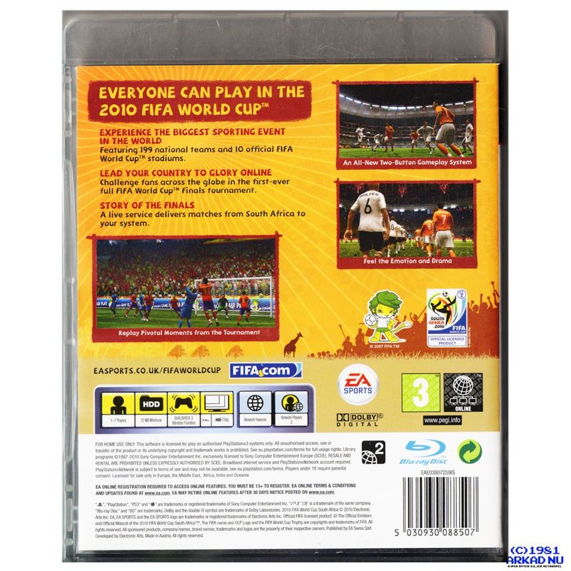 2010 FIFA WORLD CUP SOUTH AFRICA PS3