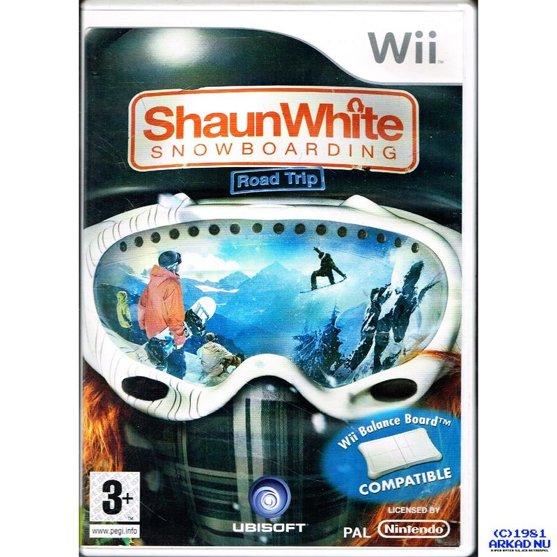 SHAUN WHITE SNOWBOARDING ROAD TRIP WII