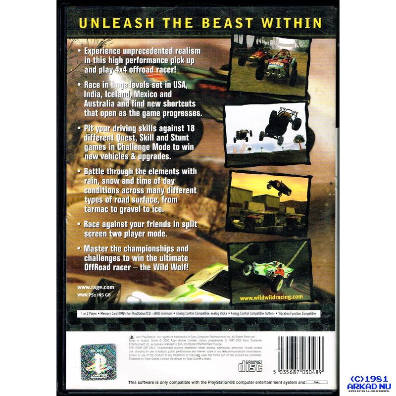 WILD WILD RACING PS2