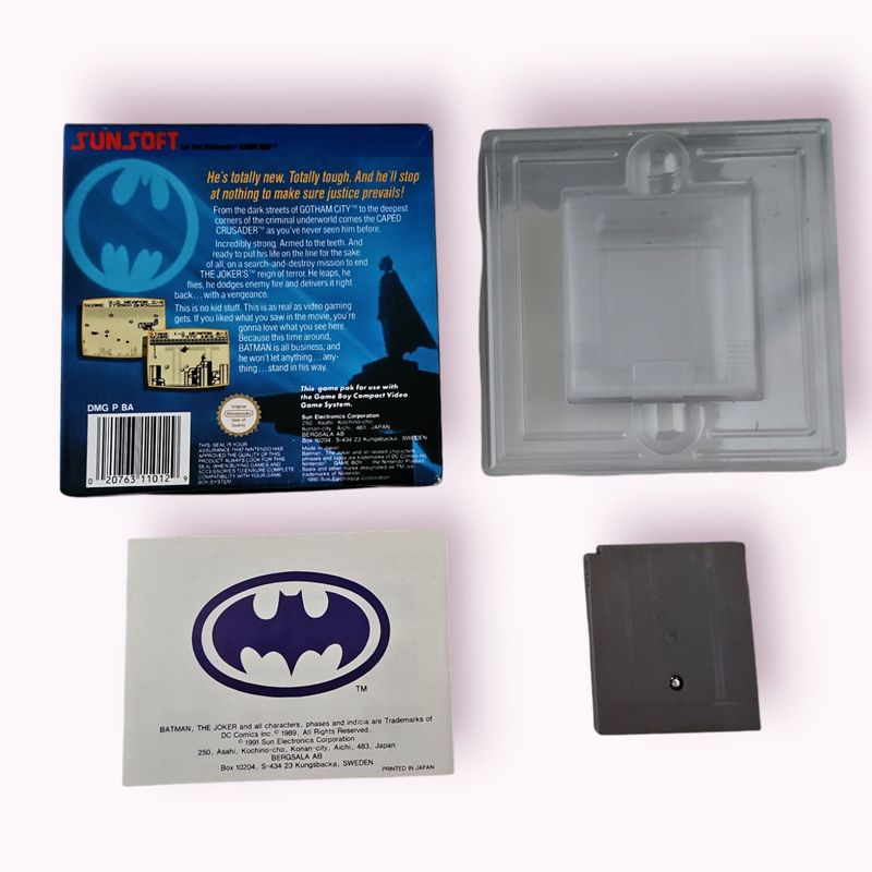 BATMAN THE VIDEOGAME GAMEBOY SCN