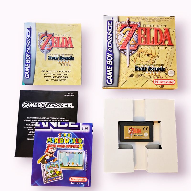 THE LEGEND OF ZELDA A LINK TO THE PAST + FOUR SWORDS GAMEBOY ADVANCE