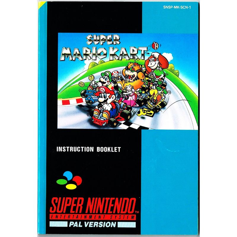 SUPER MARIO KART SNES SCN