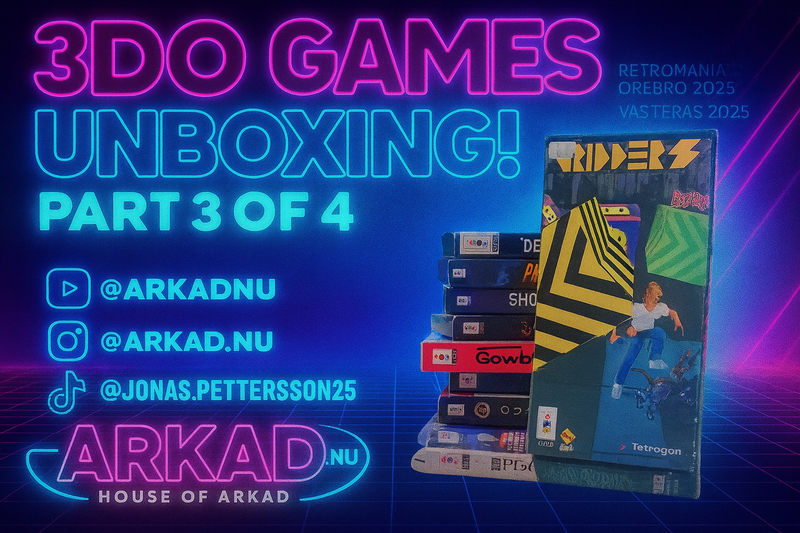 🎮 3DO UNBOXING – Massor av spel till 3D0 - Tons of games for the 3D0 📀🔥