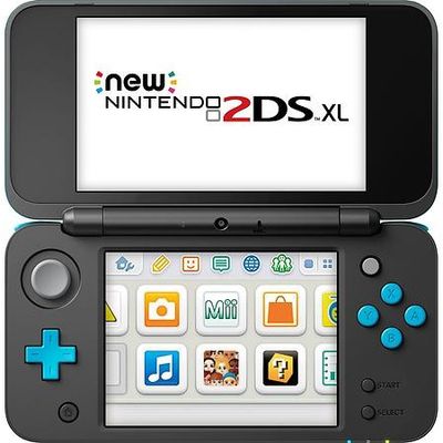 NEW NINTENDO 2DS XL BLACK TURQUOISE