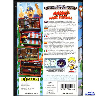 MARKOS MAGIC FOOTBALL MEGADRIVE