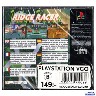 RIDGE RACER PS1