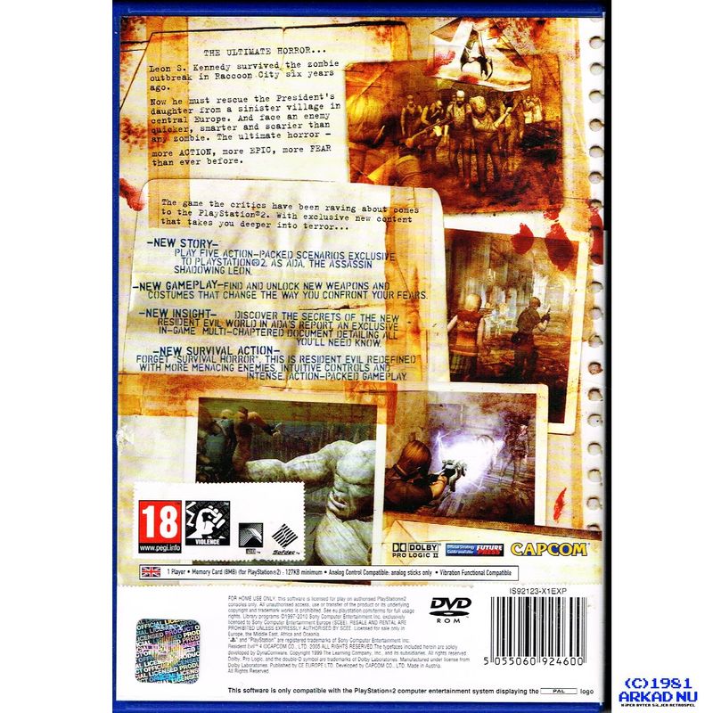 RESIDENT EVIL 4 PS2