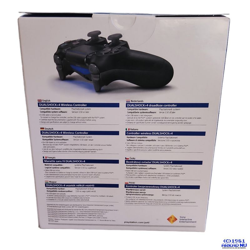 PLAYSTATION 4 DUALSHOCK 4 JET BLACK