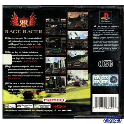 RAGE RACER PS1