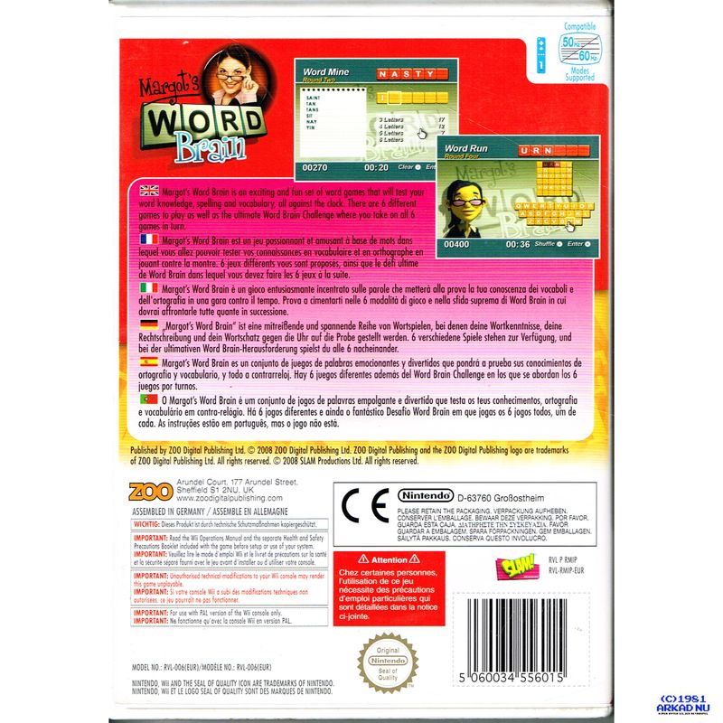 MARGOTS WORD BRAIN WII