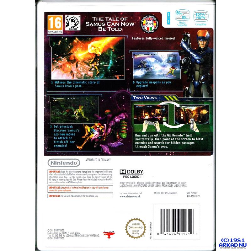 METROID OTHER M WII