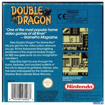 DOUBLE DRAGON GAMEBOY SCN