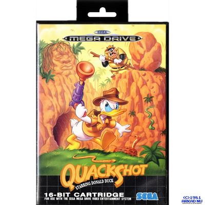 QUACKSHOT STARRING DONALD DUCK MEGADRIVE