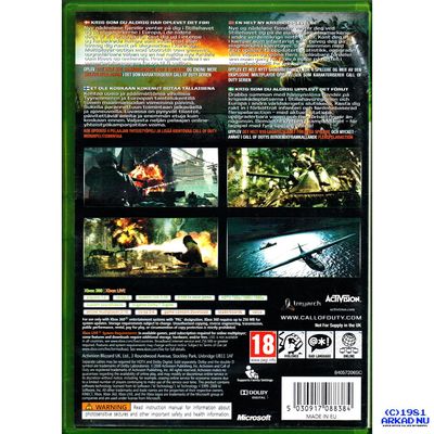 CALL OF DUTY WORLD AT WAR XBOX 360