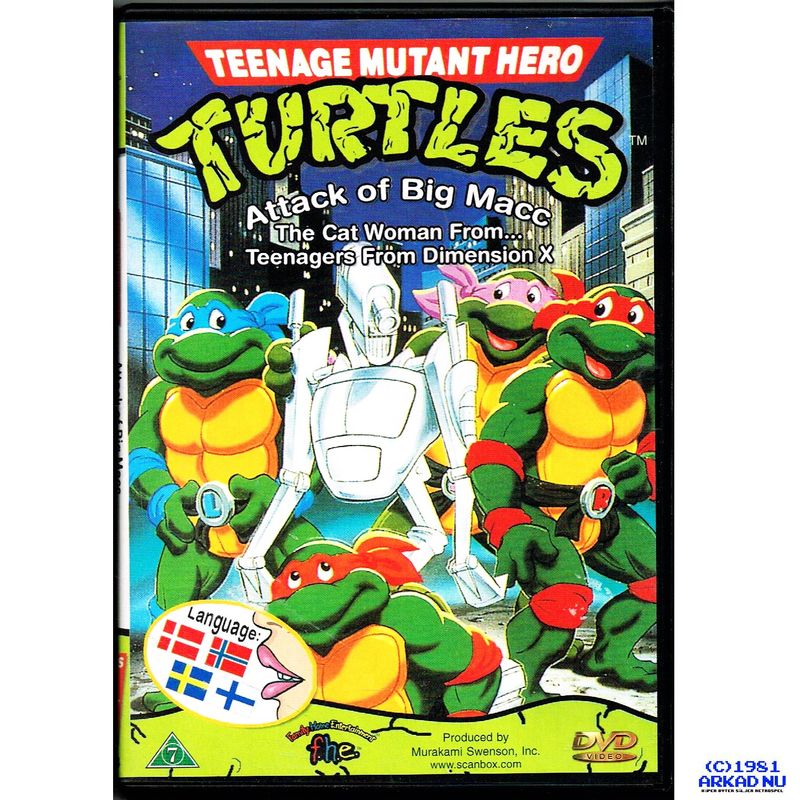 TEENAGE MUTANT HERO TURTLES ATTACK OF BIG MACC 5/7 DVD