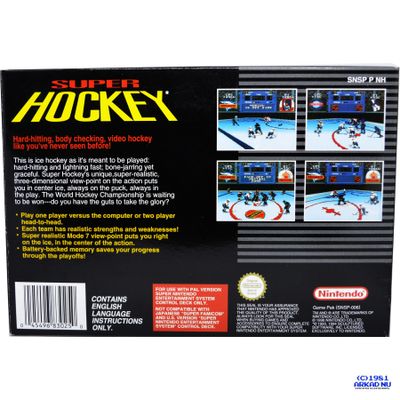 SUPER HOCKEY SNES