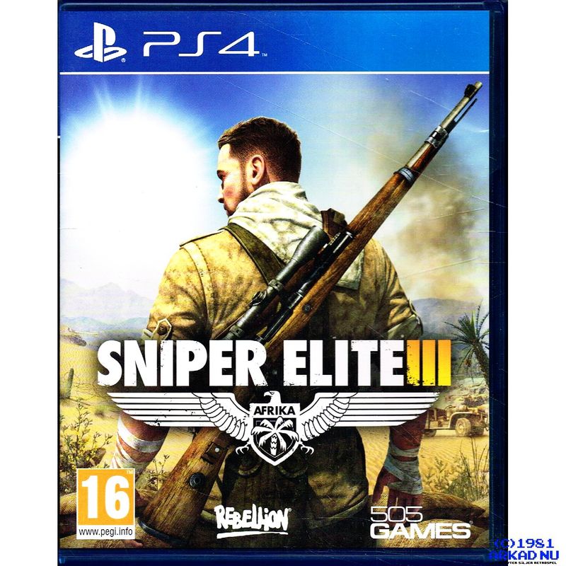 SNIPER ELITE III PS4