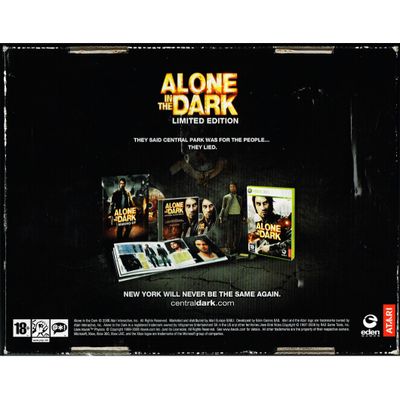 ALONE IN THE DARK LIMITED EDITION XBOX 360