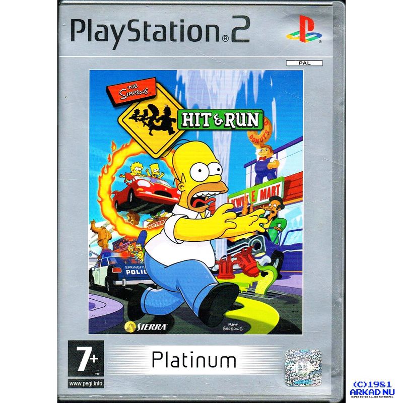 THE SIMPSON'S HIT & RUN PS2