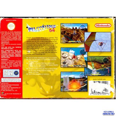 PILOTWINGS 64 N64