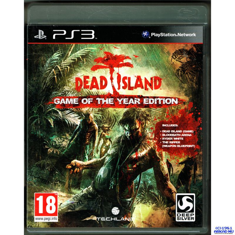 DEAD ISLAND GAME OF THE YEAR EDITION PS3