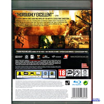 SPEC OPS THE LINE FUBAR EDITION PS3 