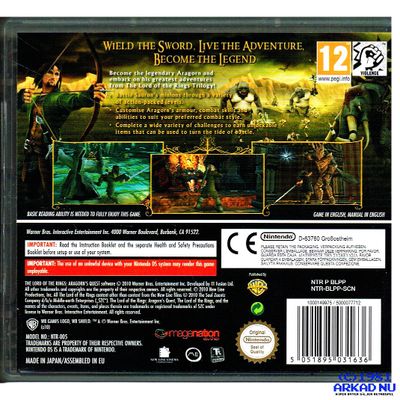 THE LORD OF THE RINGS ARAGORNS QUEST DS