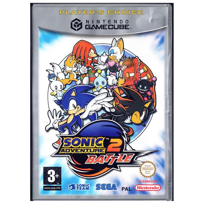 SONIC ADVENTURE 2 BATTLE GAMECUBE PLAYERS CHOICE