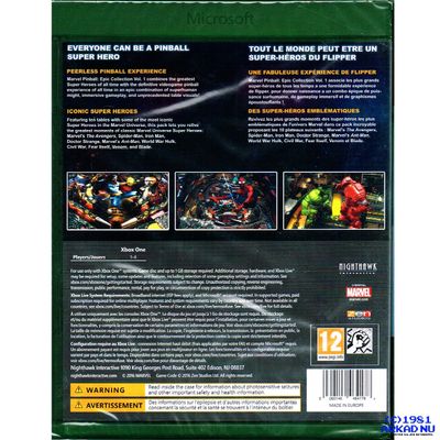 MARVEL PINBALL EPIC COLLECTION VOL 1 XBOX ONE